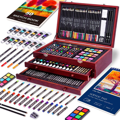 Fluxr 175 Piece Deluxe Art Kit