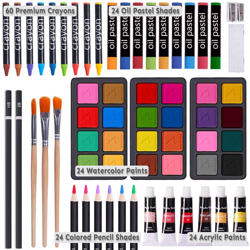 Fluxr 175 Piece Deluxe Art Kit